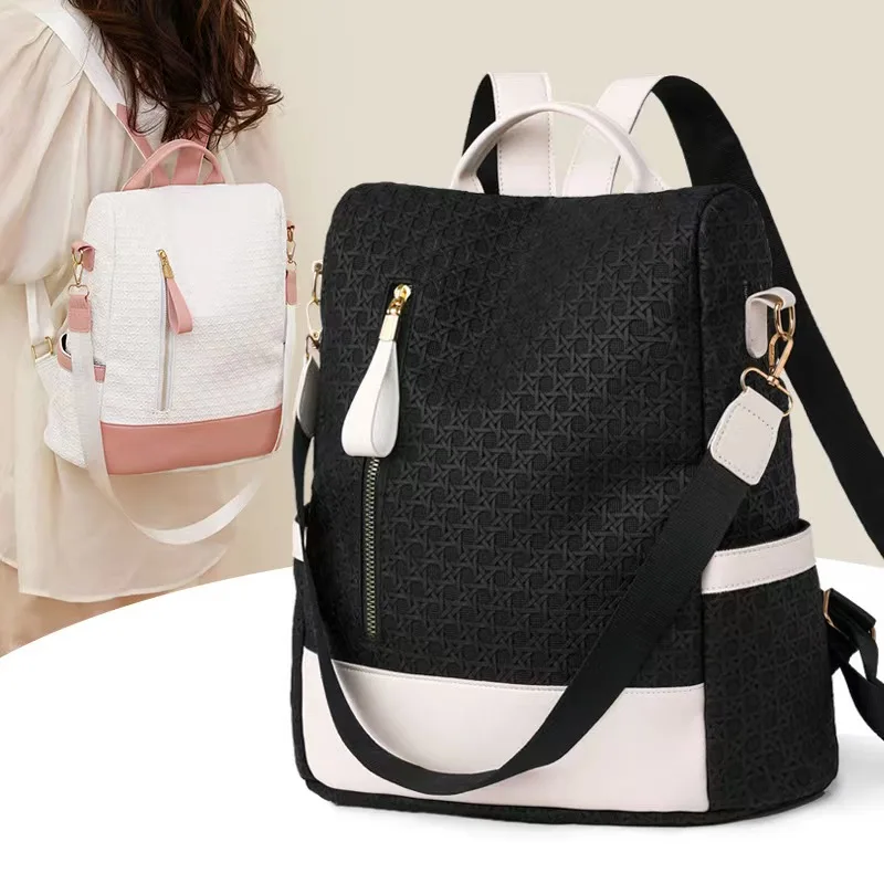 High Quality Nylon Simplicity Backpack Trend Girl Student Backpacks Large Capacity Waterproof Shoulder Bags Lady Travel Rucksack
High Quality Nylon Simplicity Backpack Trend Girl Student Backpacks Large Capacity Waterproof Shoulder Bags Lady Travel Rucksack