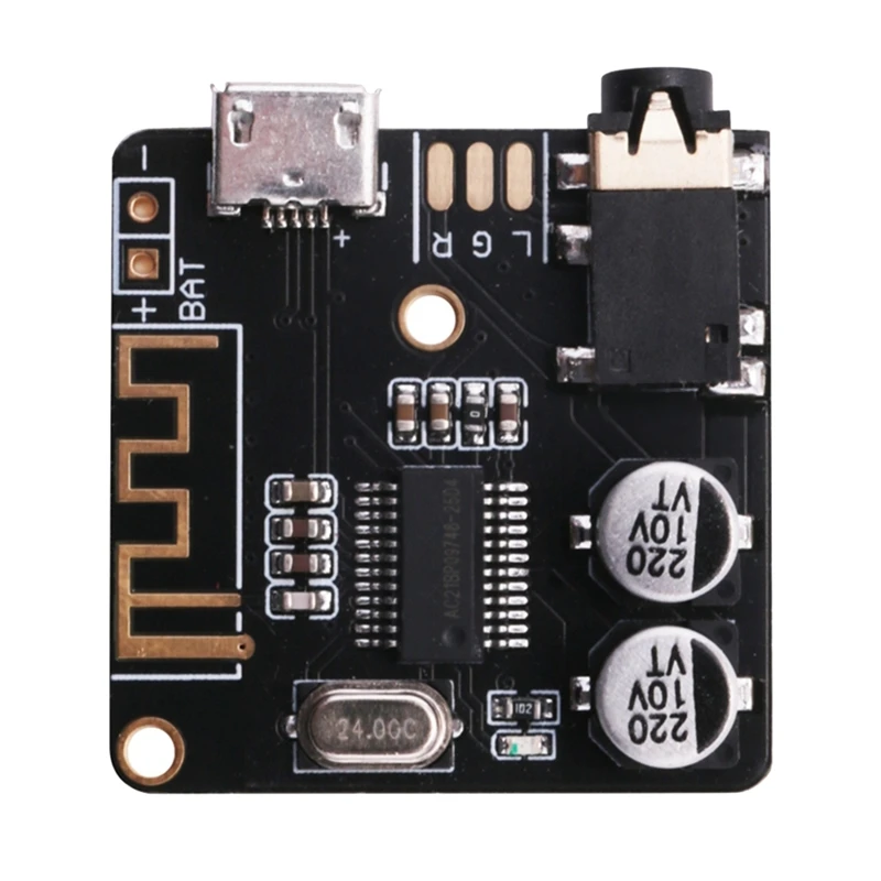 BT5.0 Audio Module MP3 Bluetooth Audio Decoder Board Lossless Car Speaker Audio Amplifier Board DIY Audio Receiver
BT5.0 Audio Module MP3 Bluetooth Audio Decoder Board Lossless Car Speaker Audio Amplifier Board DIY Audio Receiver