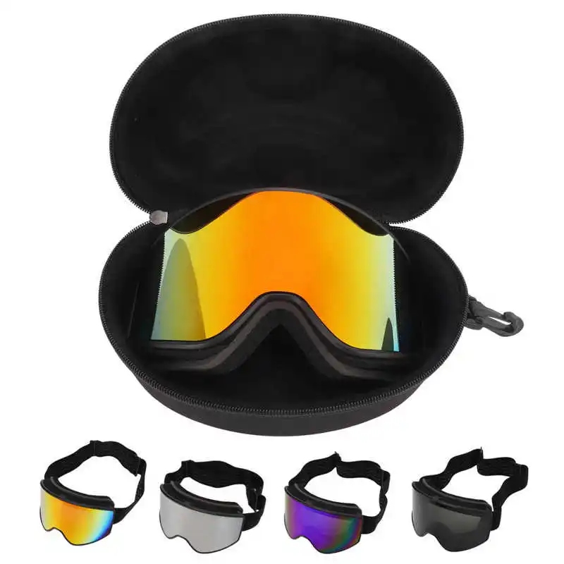 Double Layer Ski Goggles UV Snow Protection Glasses Delicate Touch with Case for Snow Climbing
Double Layer Ski Goggles UV Snow Protection Glasses Delicate Touch with Case for Snow Climbing