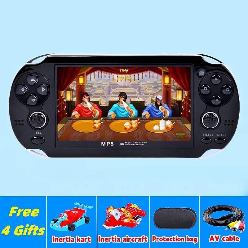 WALKGAMER 4.3 inch dual joystick 72GB video Handheld Game Console build in 11000 retro games for ARCADE/GBC/GB/SNES/NES/SEGA MP4
WALKGAMER 4.3 inch dual joystick 72GB video Handheld Game Console build in 11000 retro games for ARCADE/GBC/GB/SNES/NES/SEGA MP4