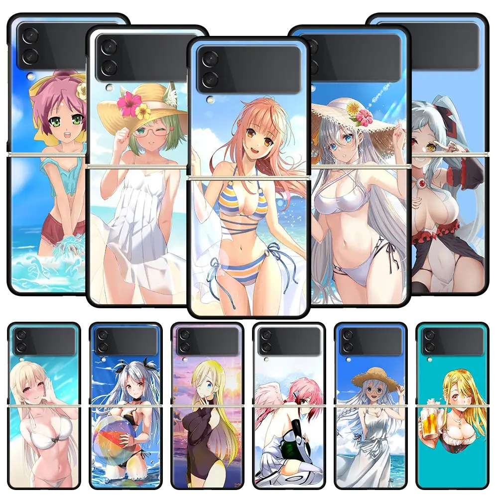 Anime Cute Girls Summer Z Flip 4 Phone Case For Samsung Z Flip 3 5G Black Hard Shell Galaxy ZFlip3 ZFlip4 Cover Folding Coque
Anime Cute Girls Summer Z Flip 4 Phone Case For Samsung Z Flip 3 5G Black Hard Shell Galaxy ZFlip3 ZFlip4 Cover Folding Coque