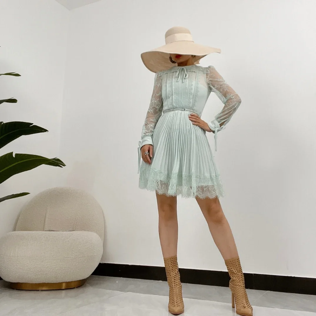 2022 Новое поступление, высокое качество, элегантное, повседневное, стильное, с крючком, цветочное, ажурное, со стразами, поясом, кружевное мини-платье для женщин 
2022 Новое поступление, высокое качество, элегантное, повседневное, стильное, с крючком, цветочное, ажурное, со стразами, поясом, кружевное мини-платье для женщин