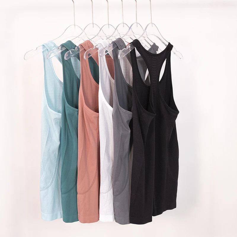 Lulu Women's Sleeveless Vest Gym Wear Mesh Top Sports Shirts T-shirt For Fitness Quick-drying Workout Yoga Sportswear
Lulu Women's Sleeveless Vest Gym Wear Mesh Top Sports Shirts T-shirt For Fitness Quick-drying Workout Yoga Sportswear