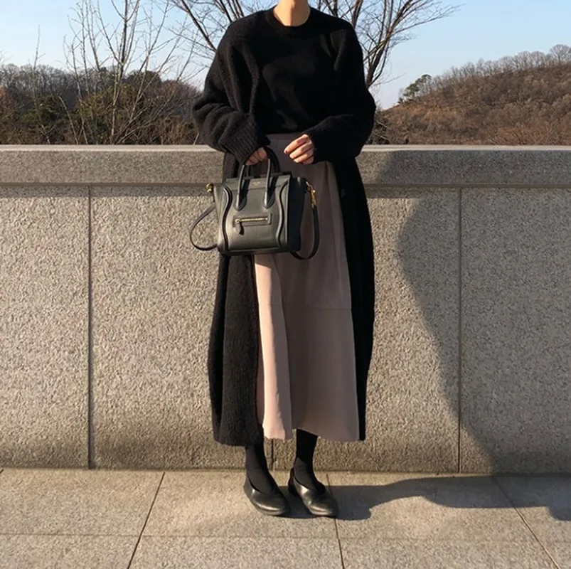 New Long Cardigan Women's Elegant Women's Loose Rib Knit Oversized Sweater Fashion Long Jacket 2022 Fall Winter 
New Long Cardigan Women's Elegant Women's Loose Rib Knit Oversized Sweater Fashion Long Jacket 2022 Fall Winter