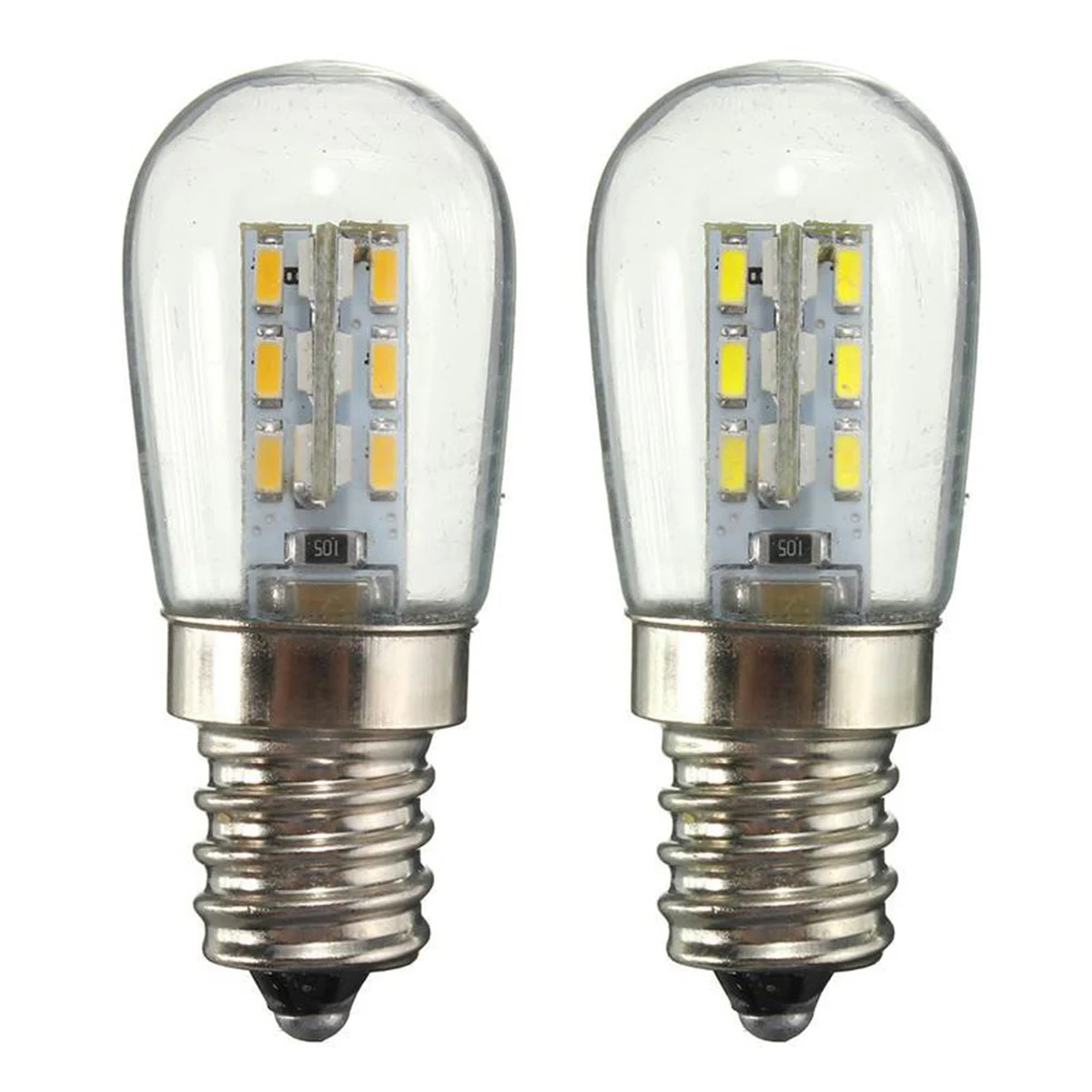 2pcs E12 LED Refrigerator Light AC220V Fridge Bulb 3014 SMD Work Light 2W Indicator Lamp For Freezer Sewing Machine Range Hood
2pcs E12 LED Refrigerator Light AC220V Fridge Bulb 3014 SMD Work Light 2W Indicator Lamp For Freezer Sewing Machine Range Hood