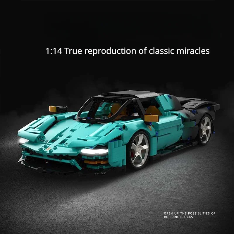 1589pcs Black technology aurora model boy educational handsome assembled building blocks sports car toy gift
1589pcs Black technology aurora model boy educational handsome assembled building blocks sports car toy gift