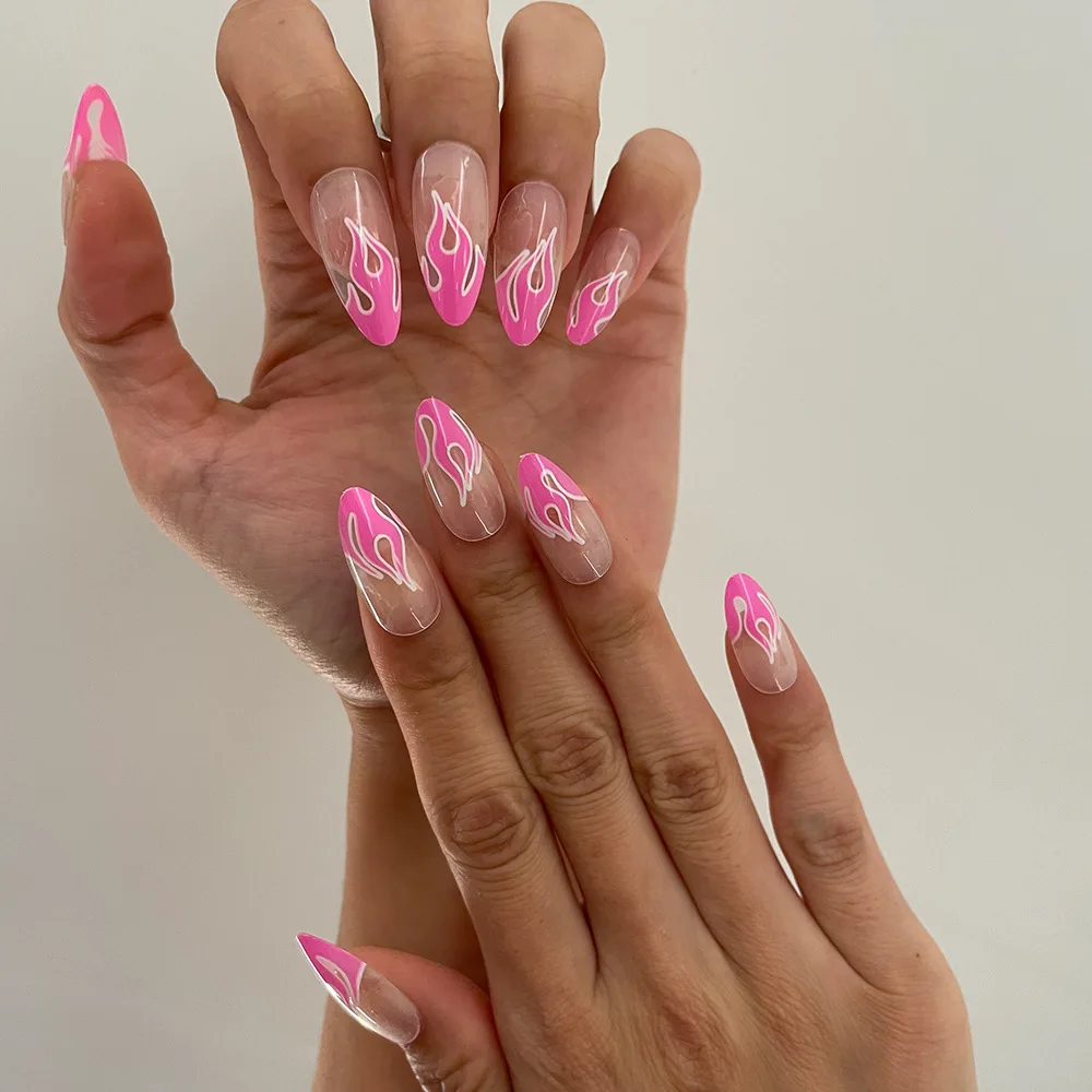 24Pcs Simple Small Flame Reusable Wearing Nail Art
24Pcs Simple Small Flame Reusable Wearing Nail Art