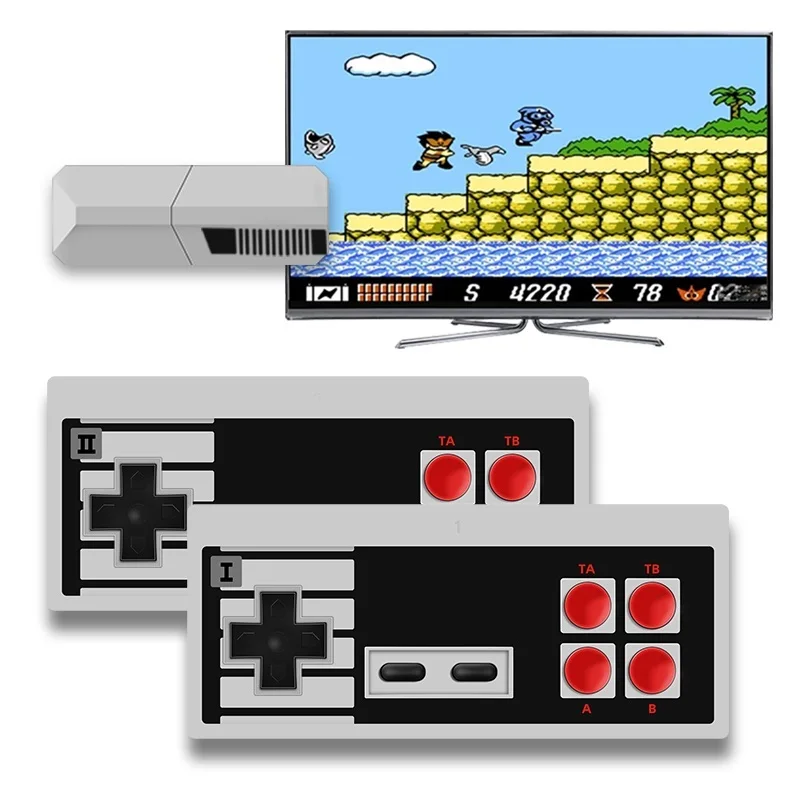 DATA FROG 8 Bits Video Game Console Build In 600 Classic Games Mini Retro Console Wireless Controller TV OutPut Dual Players
DATA FROG 8 Bits Video Game Console Build In 600 Classic Games Mini Retro Console Wireless Controller TV OutPut Dual Players
