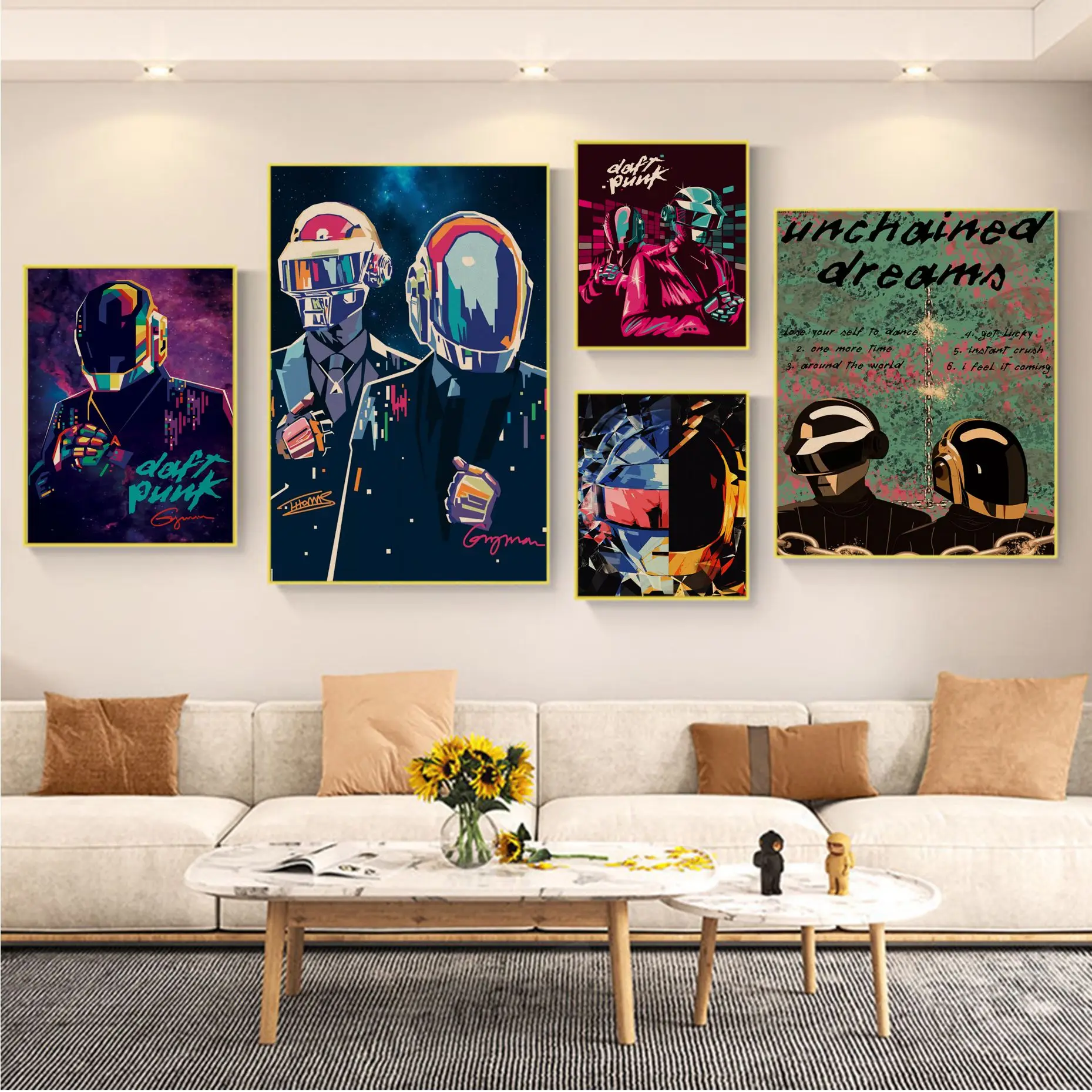 Daft Punk Classic Anime Poster Kraft Paper Sticker Home Bar Cafe Nordic Home Decor
Daft Punk Classic Anime Poster Kraft Paper Sticker Home Bar Cafe Nordic Home Decor