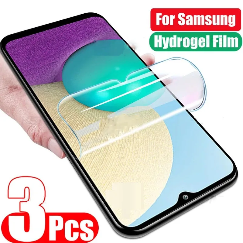 

3PCS 9D Full Hydrogel Film For Samsung Galaxy A10 A20 A30 A40 A50 A60 A70 Screen Protector A80 A90 M10 M20 M30 M40 Film Case