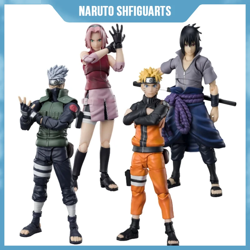 

Bandai Anime Shfiguarts 2.0 Naruto: Shippuden Kakashi Hatake Sasuke Sakura Uchiha Madara Shf Action Figure Model Toy Originate