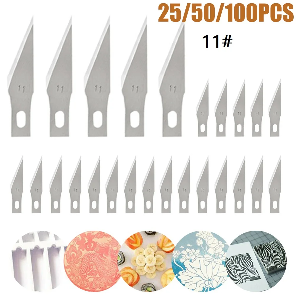 25/50/100PCS Metal Scalpel Pocket Knife Multitool Engraving Blades Wood Carving Knife Blade Replacement Sculpture Cutting
25/50/100PCS Metal Scalpel Pocket Knife Multitool Engraving Blades Wood Carving Knife Blade Replacement Sculpture Cutting