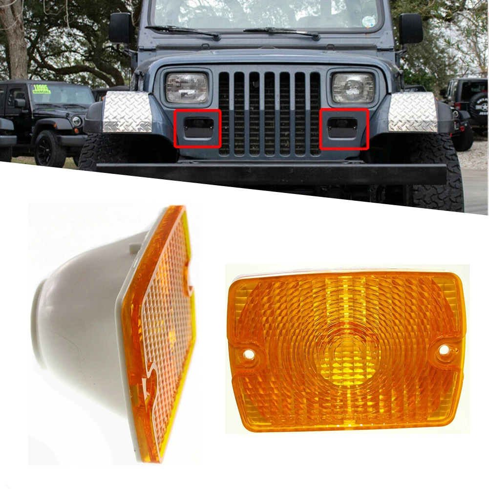 1 Pair Corrosion-Resistent Pairs Front Turn Signal Parking Lights Housings For Jeep Wrangler YJ 1987-1995 Durable Anti-Wear
1 Pair Corrosion-Resistent Pairs Front Turn Signal Parking Lights Housings For Jeep Wrangler YJ 1987-1995 Durable Anti-Wear