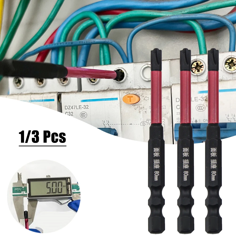 1pc/ 3 Pcs FPH2 80mm Magnetic Special Slotted Cross Screwdriver Bit 2 Color For Electrician Switch For Socket Switch Tools
1pc/ 3 Pcs FPH2 80mm Magnetic Special Slotted Cross Screwdriver Bit 2 Color For Electrician Switch For Socket Switch Tools