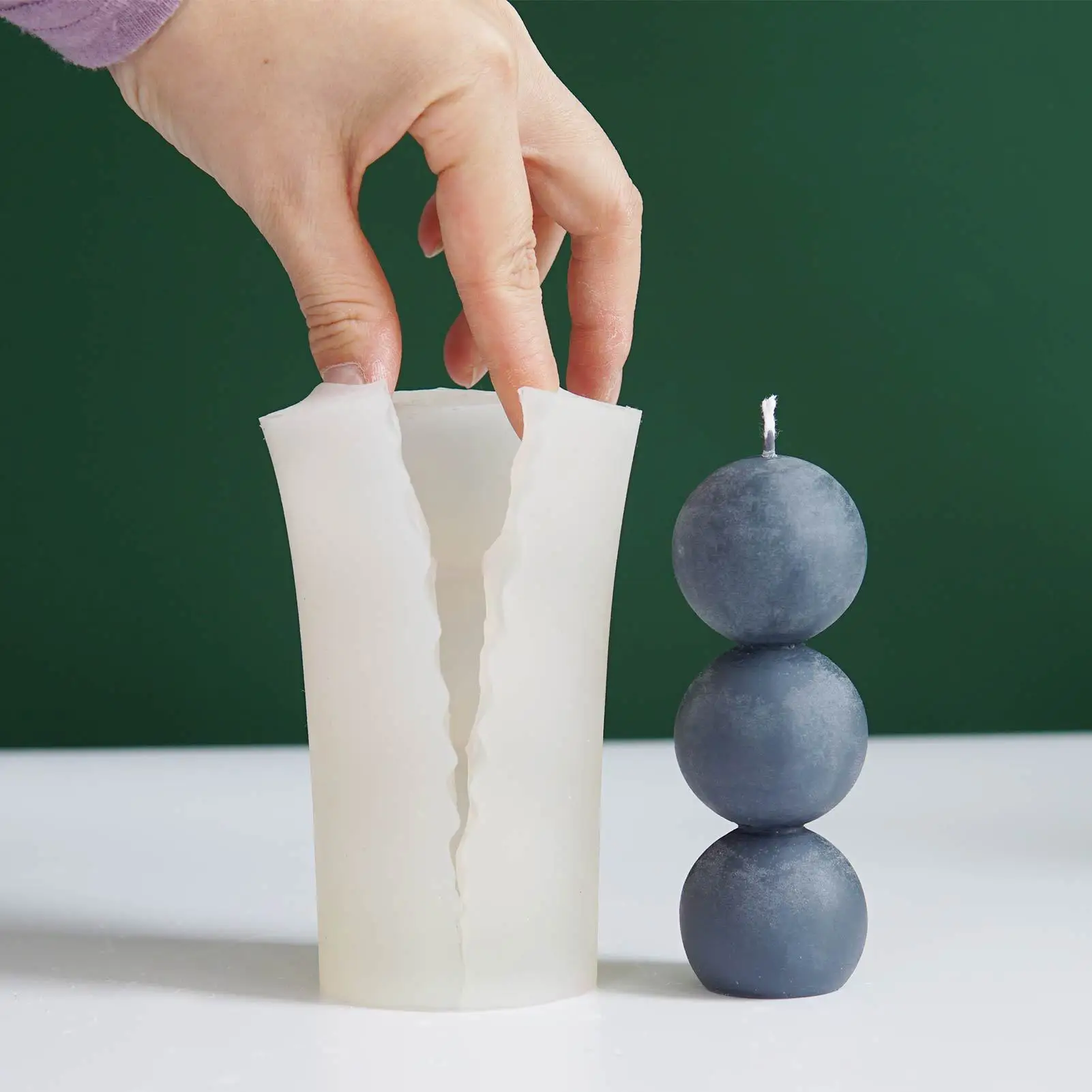 Силиконовая форма в виде 3d-шариков, ароматизированных свечей, искусственные формы для воска, глиняный пластырь, литье, форма для домашнего д... 
Силиконовая форма в виде 3d-шариков, ароматизированных свечей, искусственные формы для воска, глиняный пластырь, литье, форма для домашнего д...