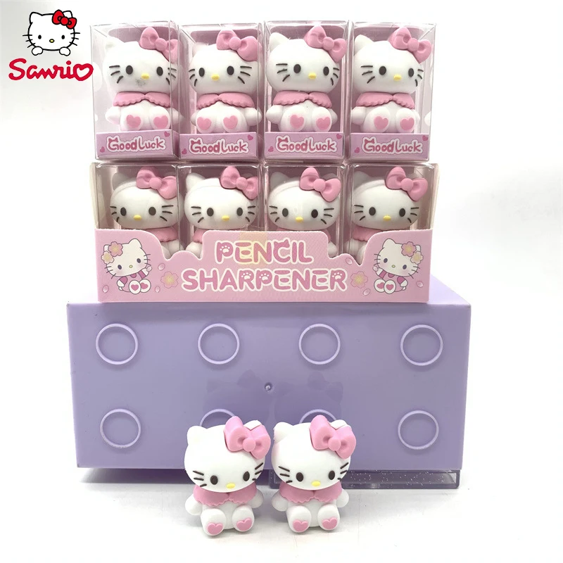 16pcs Sanrio Hello Kitty Kuromi Silicone Mini Manual Pencil Sharpener Cute Cartoon Single Hole Student School Supplies Prize
16pcs Sanrio Hello Kitty Kuromi Silicone Mini Manual Pencil Sharpener Cute Cartoon Single Hole Student School Supplies Prize