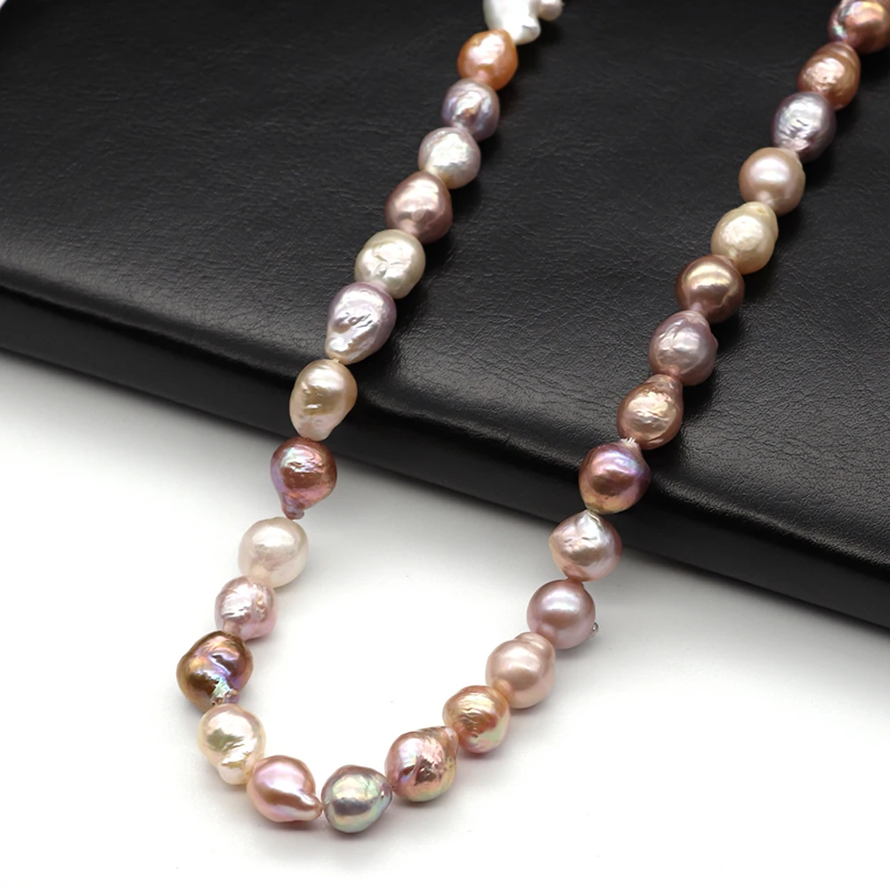 

High Quality 100% Natural Freshwater Baroque Pearl Bead Jewelry Making DIY Necklace Bracelet Earrings 10-11mm Ball Edison Pearls