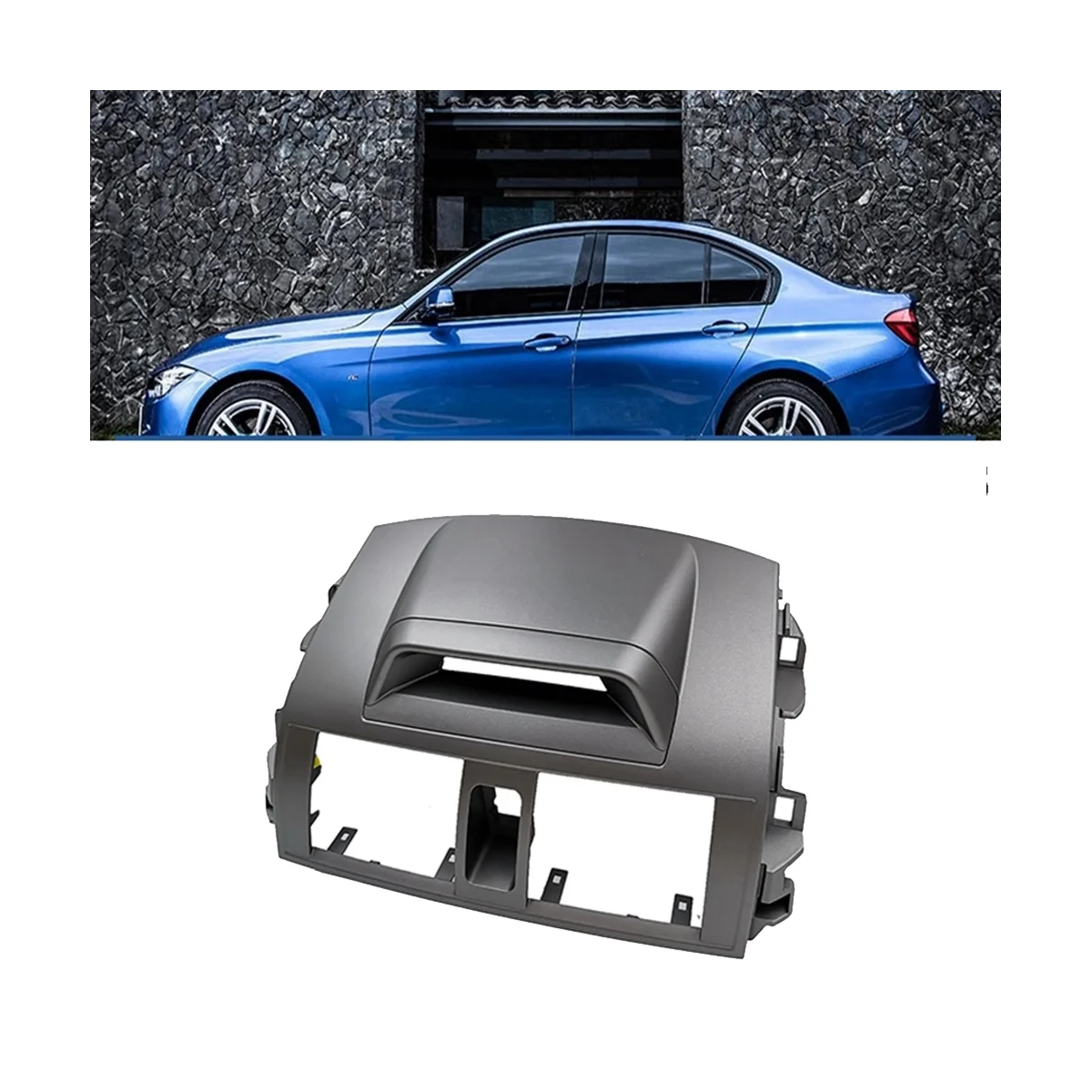 Car Center Dash Air AC Vent Panel 55670-12370 for Toyota Corolla 2007-2013 Air Outlet Frame Overseas Version with Clock
Car Center Dash Air AC Vent Panel 55670-12370 for Toyota Corolla 2007-2013 Air Outlet Frame Overseas Version with Clock