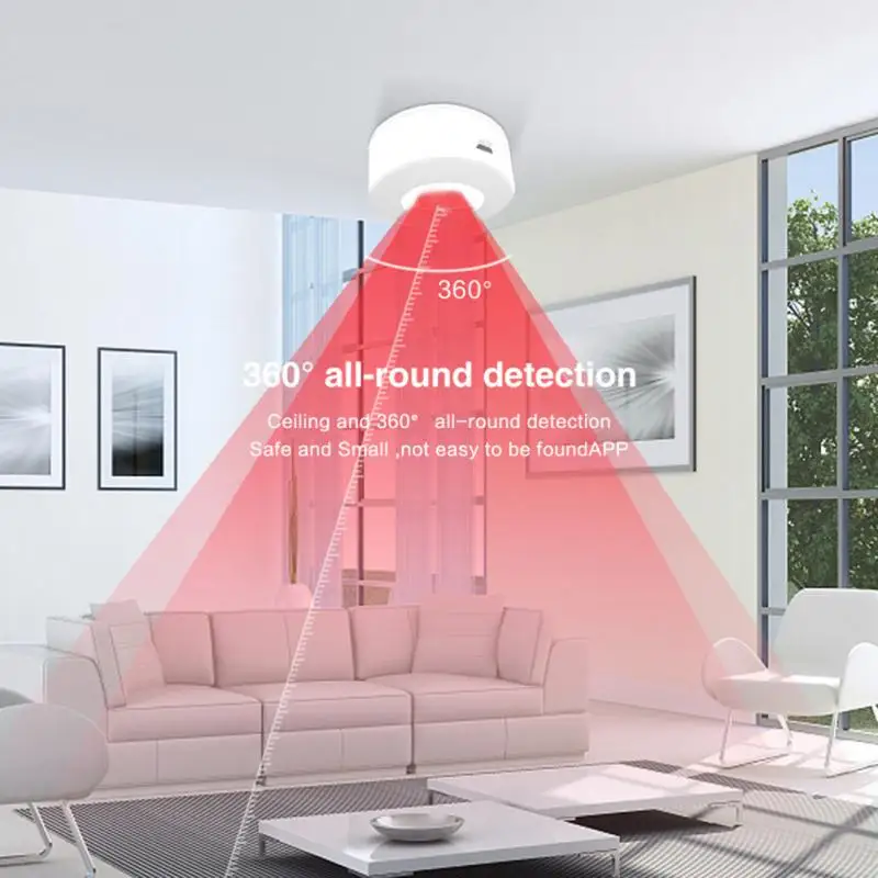 WiFi tuya smart infrared detection alarm home human body sensor sensor infrared sensor APP sending
WiFi tuya smart infrared detection alarm home human body sensor sensor infrared sensor APP sending