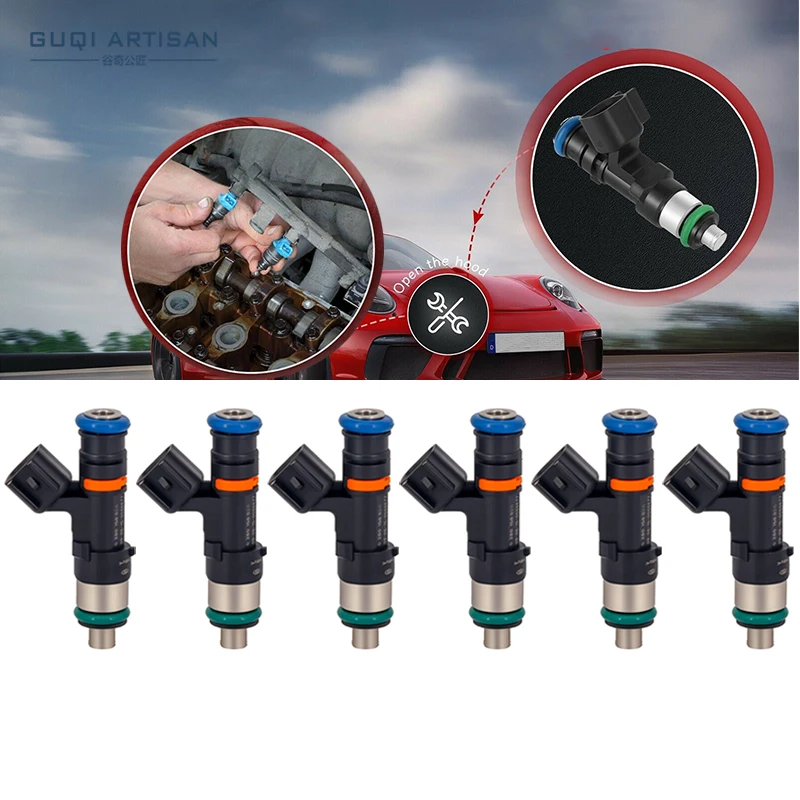 GUQI ARTISAN 6PCS New Fuel Injector 0280158028 04591986AA FOR Chrysler Dodge 2.7L 3.5L 2010 2009 2008 2007 2006
GUQI ARTISAN 6PCS New Fuel Injector 0280158028 04591986AA FOR Chrysler Dodge 2.7L 3.5L 2010 2009 2008 2007 2006