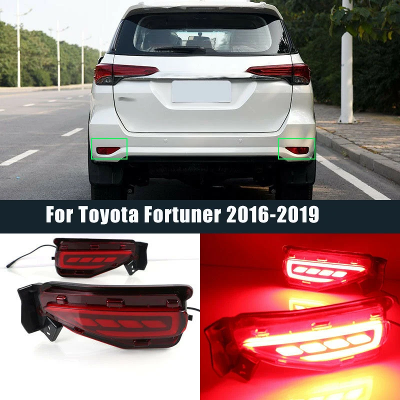Для Toyota Fortuner 2016-2019 светодиодный задний бампер противотумансветильник с указателем поворота Стоп светильник лампа отражатель фасветильник ...
Для Toyota Fortuner 2016-2019 светодиодный задний бампер противотумансветильник с указателем поворота Стоп светильник лампа отражатель фасветильник ...