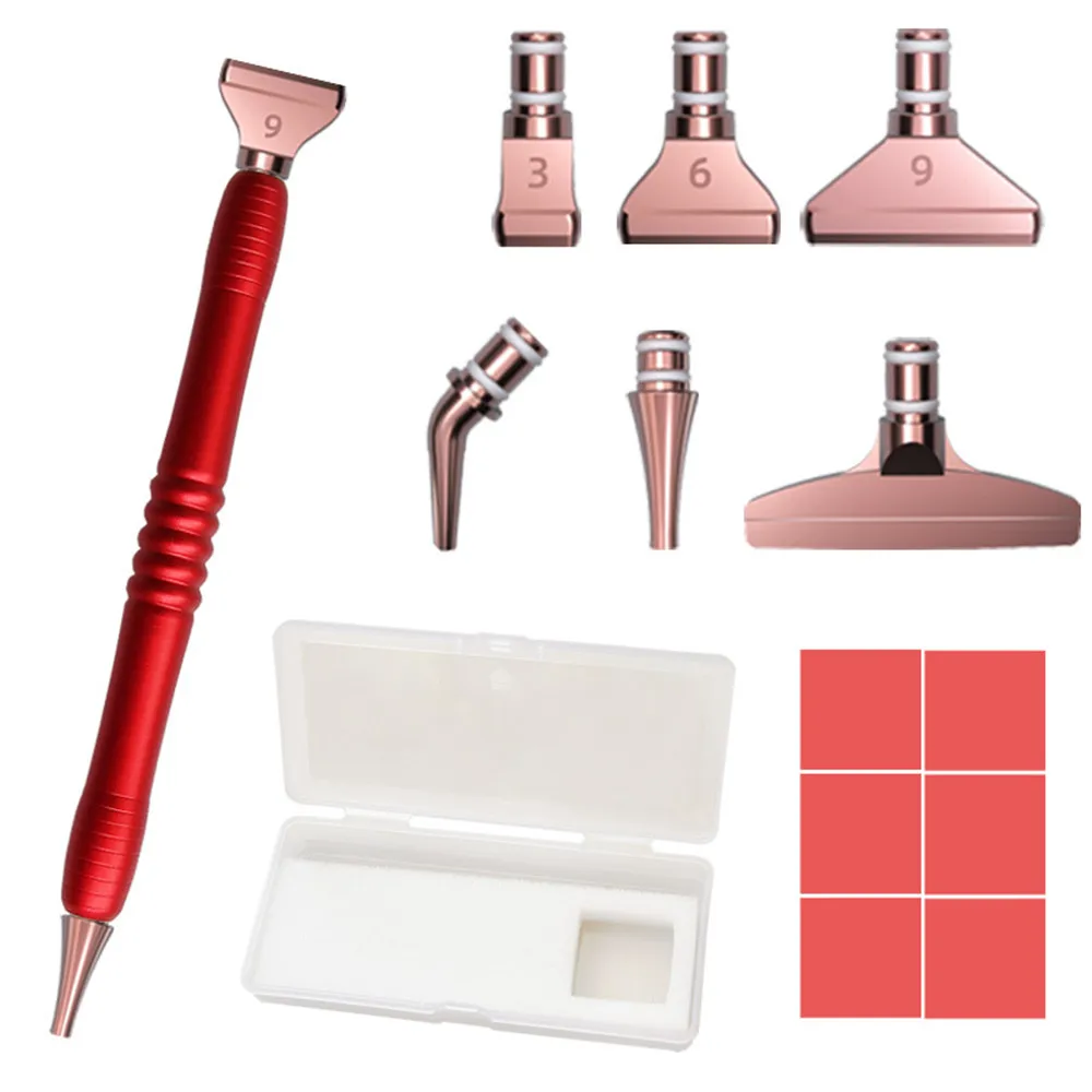 5D Diamond Painting Alloy Point Drill Pen Clay Tool DIY Pen Metal Multi-placer Replacement Pen Heads,Clay Box Kits
5D Diamond Painting Alloy Point Drill Pen Clay Tool DIY Pen Metal Multi-placer Replacement Pen Heads,Clay Box Kits
