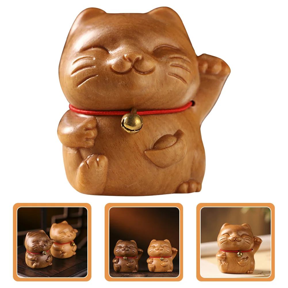 Cat Lucky Statue Fortune Figurines Wealth Decor Animal Figurine Wooden Dashboard Desktop Ornament Japanese Home Decoration
Cat Lucky Statue Fortune Figurines Wealth Decor Animal Figurine Wooden Dashboard Desktop Ornament Japanese Home Decoration