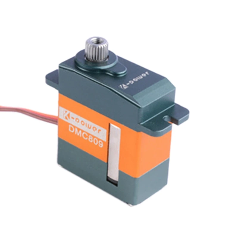 Высокоскоростной цифровой Радиоуправляемый сервопривод K-Power DMC809 3,5 кг/450 сек для радиоуправляемого вертолета, самолета, дрона
Высокоскоростной цифровой Радиоуправляемый сервопривод K-Power DMC809 3,5 кг/450 сек для радиоуправляемого вертолета, самолета, дрона