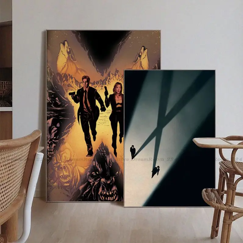 The X-Files Classic Anime Poster Retro Kraft Paper Sticker DIY Room Bar Cafe Room Wall Decor
The X-Files Classic Anime Poster Retro Kraft Paper Sticker DIY Room Bar Cafe Room Wall Decor
