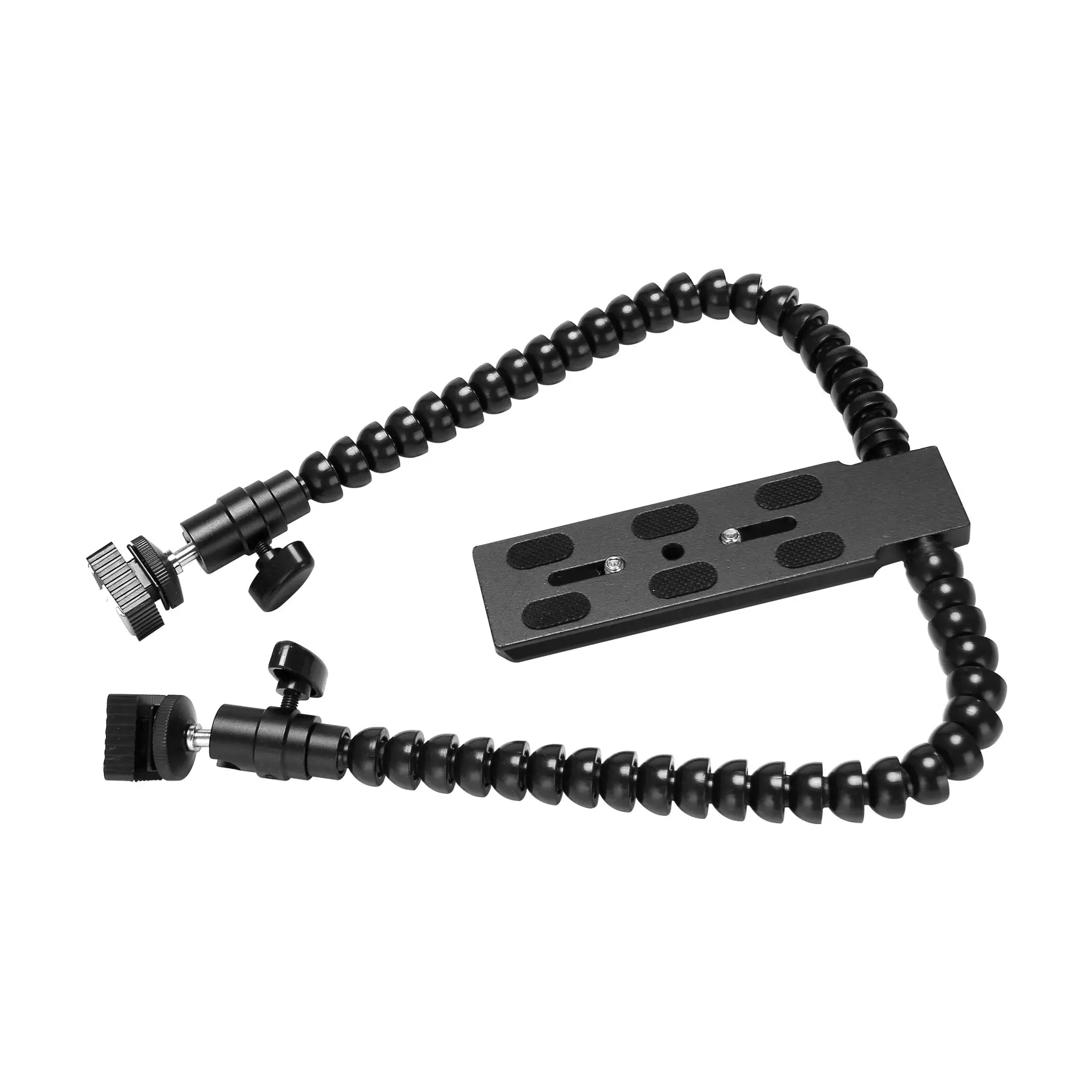 New Flexible Dual Arm Hot Shoe Flash Bracket Mount Holder for Macro Shot Camera Accessories
New Flexible Dual Arm Hot Shoe Flash Bracket Mount Holder for Macro Shot Camera Accessories