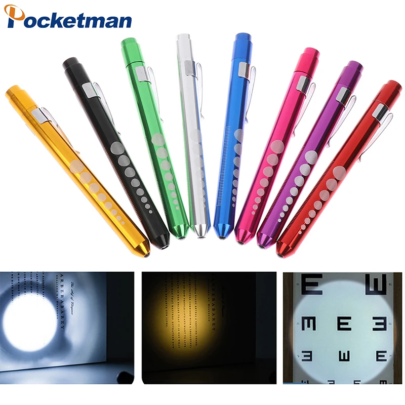 1 Pc Mini LED Flashlight Pen Light Medical Penlight Pocket-sized Flashlights Mini Torches for Nurses Doctors Reading Light
1 Pc Mini LED Flashlight Pen Light Medical Penlight Pocket-sized Flashlights Mini Torches for Nurses Doctors Reading Light
