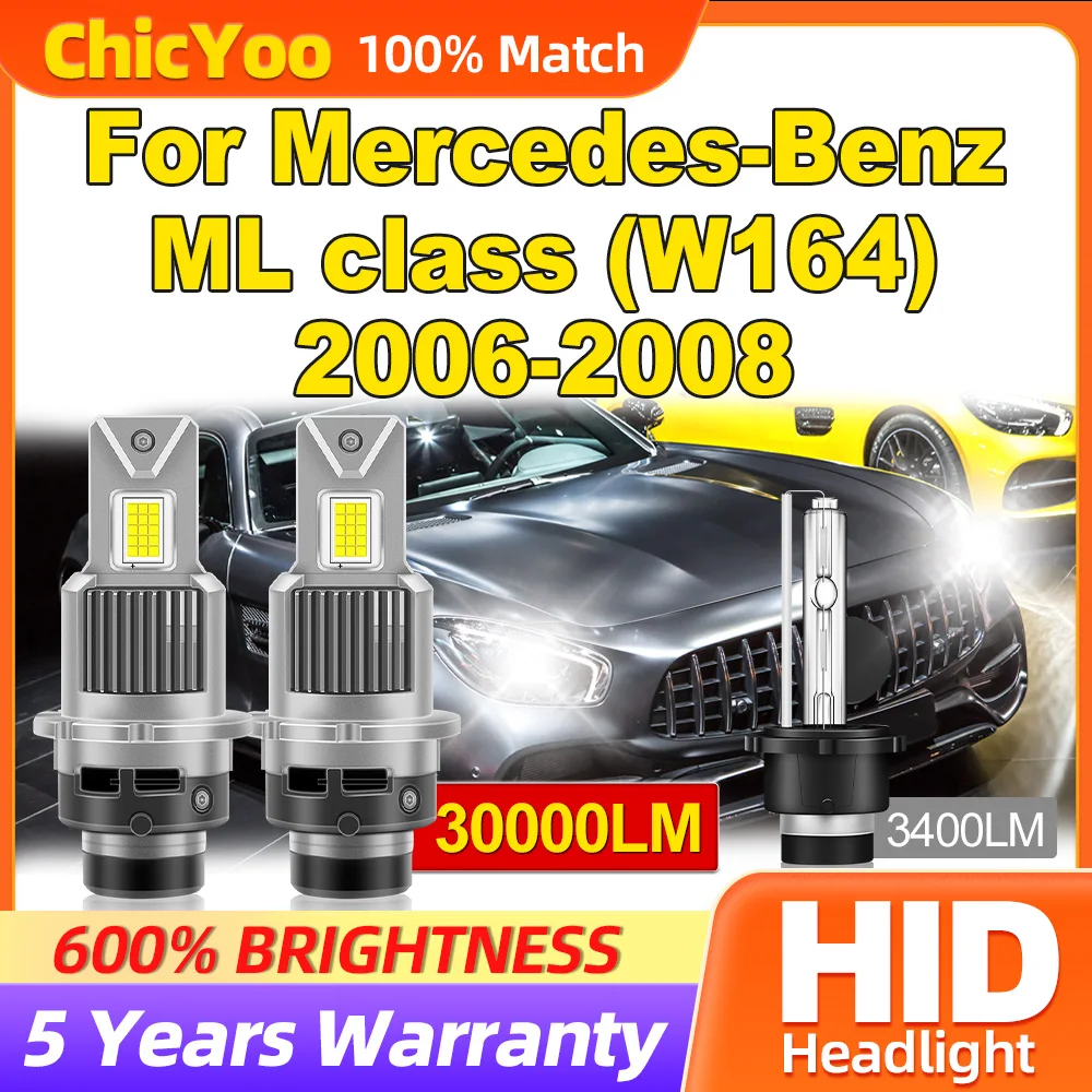 Ксеноновые лампы HID 300 Вт 6000 лм автомобильные фары 12 В 2006 K белые для Mercedes-Benz класса