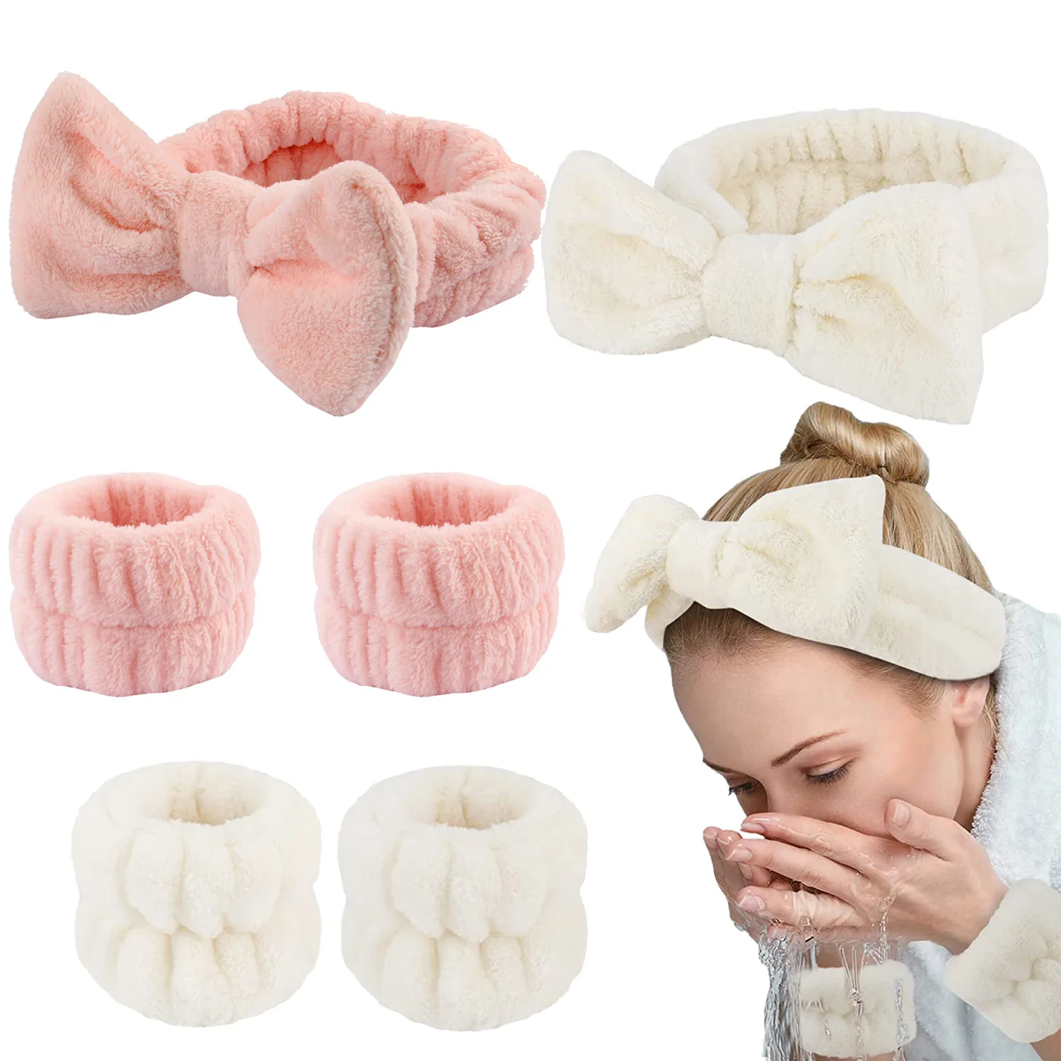 3Pcs/set Washing Face Wrist Watch band Hair Band Solid Color Microfiber Absorbent Hair Accessories Headwrap Handmade Makeup
3Pcs/set Washing Face Wrist Watch band Hair Band Solid Color Microfiber Absorbent Hair Accessories Headwrap Handmade Makeup