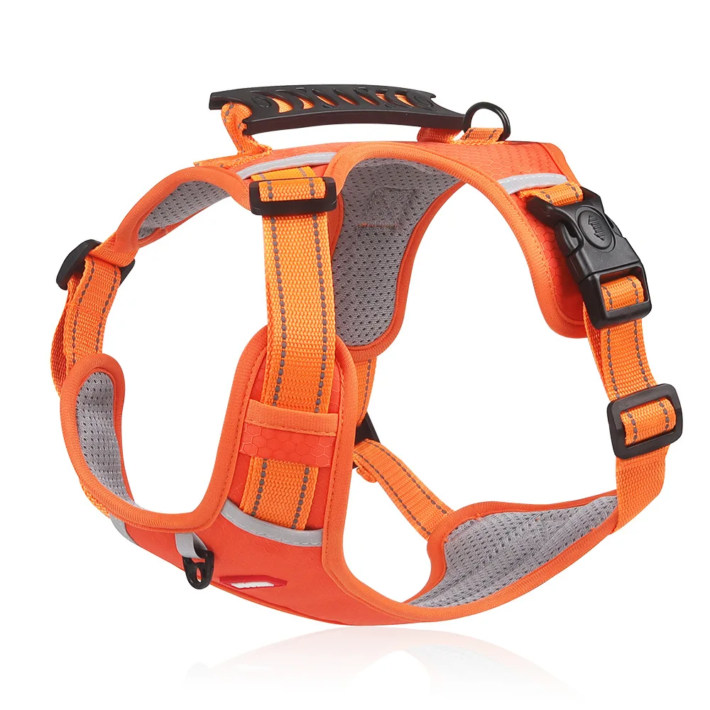 Dog Harness Nylon Breathable Reflective Pet Harness Vest For Small Large Dog Outdoor Running Dogs Training Accessories
Dog Harness Nylon Breathable Reflective Pet Harness Vest For Small Large Dog Outdoor Running Dogs Training Accessories