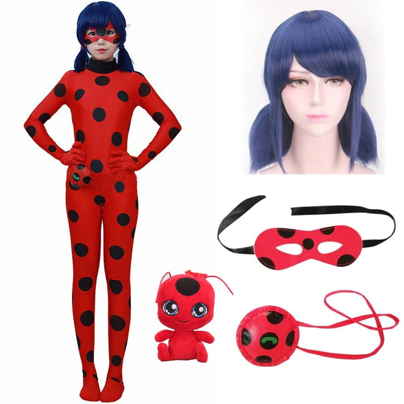 2022 New Years Red bug Marinette Tikki Clothing Sets Halloween Christmas Costumes For Girls Wig Kids Carnival Party Cosplay Suit
2022 New Years Red bug Marinette Tikki Clothing Sets Halloween Christmas Costumes For Girls Wig Kids Carnival Party Cosplay Suit