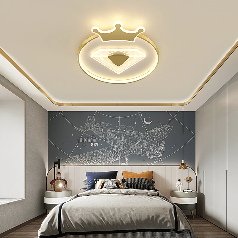 Led Ceiling Light Modern Children's Room Crown Dimand Living Room Bedroom Indoor Kitchen Modern Ceiling Lamps Lighting 220v
Led Ceiling Light Modern Children's Room Crown Dimand Living Room Bedroom Indoor Kitchen Modern Ceiling Lamps Lighting 220v