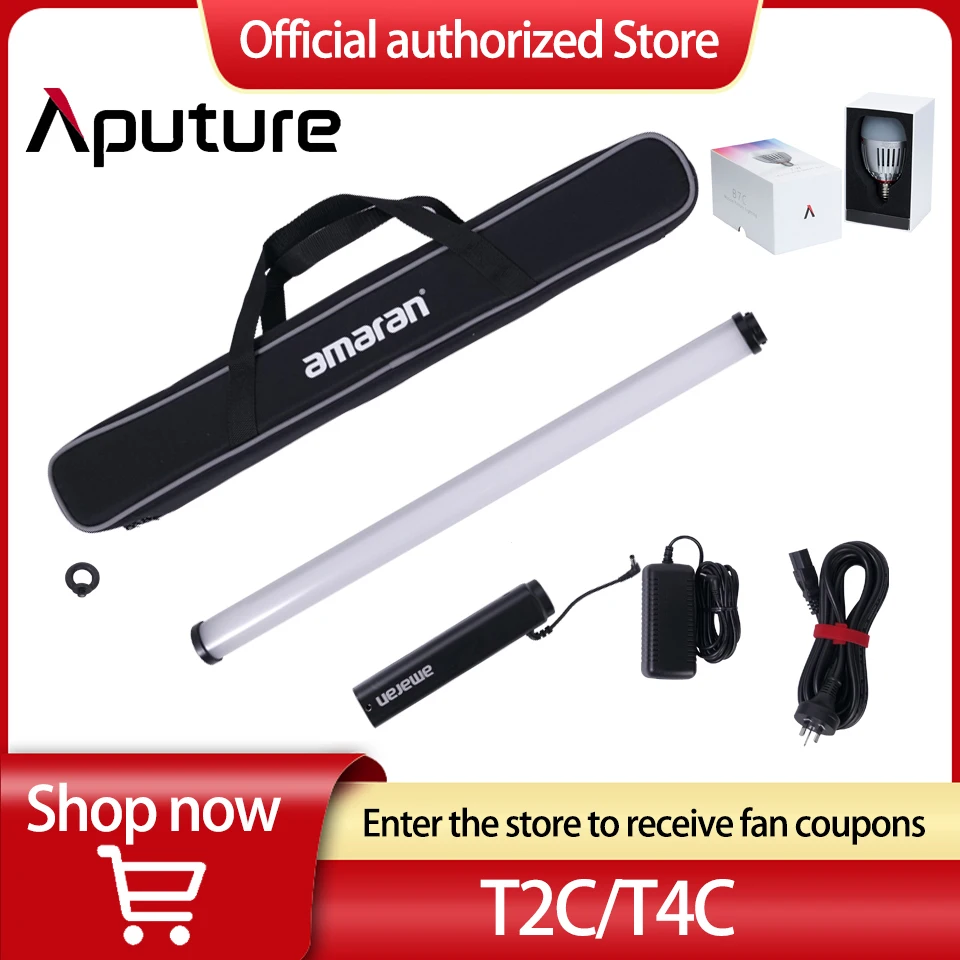 Aputure Amaran T2C/T4C ручная RGBww Светодиодная лампа, полноцветная трубка, светильник с подсветкой, игровая фонарь, строка
Aputure Amaran T2C/T4C ручная RGBww Светодиодная лампа, полноцветная трубка, светильник с подсветкой, игровая фонарь, строка