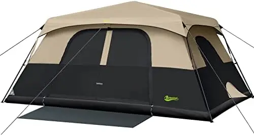 Cabin Tent, 8 Person/10 Person Camping Tent Setup in 60 Seconds with Rainfly, Waterproof & Windproof Tent with Carry Bag for
Cabin Tent, 8 Person/10 Person Camping Tent Setup in 60 Seconds with Rainfly, Waterproof & Windproof Tent with Carry Bag for