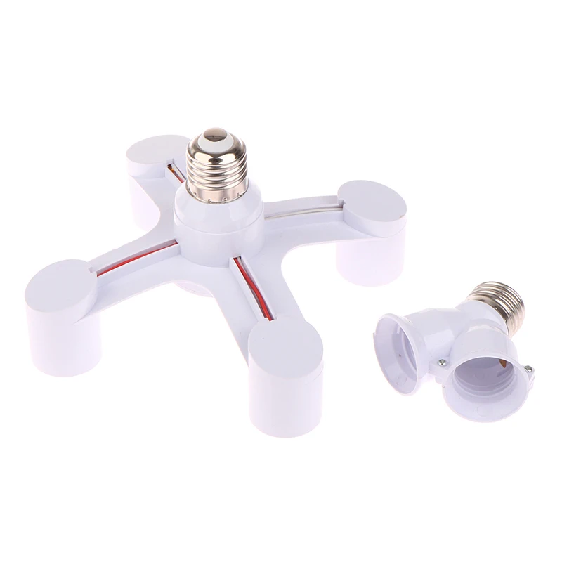 E27 To E27 LED Bulb Lamp Holder 2 in 1/3 in 1/4 in 1/5 in 1 E27 Base Socket Splitter LED Lamp Socket Light Bulb Adapter
E27 To E27 LED Bulb Lamp Holder 2 in 1/3 in 1/4 in 1/5 in 1 E27 Base Socket Splitter LED Lamp Socket Light Bulb Adapter