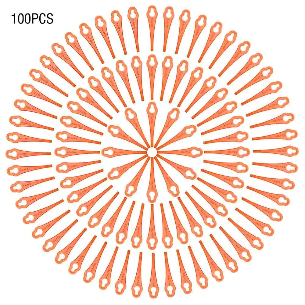 100pcs Plastic Swing ABS Orange Blades For Güde RT250/18 RT Cordless Grass Trimmer Garden Timmer Tool Parts Garden Tool
100pcs Plastic Swing ABS Orange Blades For Güde RT250/18 RT Cordless Grass Trimmer Garden Timmer Tool Parts Garden Tool