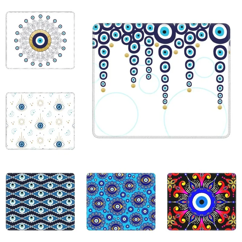 Mediterranean Turkish Evil Eye Hanging Mouse Pad Anti-Slip Rubber Mousepad for Gaming Computer PC Tribes Amulet Art Mouse Mat
Mediterranean Turkish Evil Eye Hanging Mouse Pad Anti-Slip Rubber Mousepad for Gaming Computer PC Tribes Amulet Art Mouse Mat