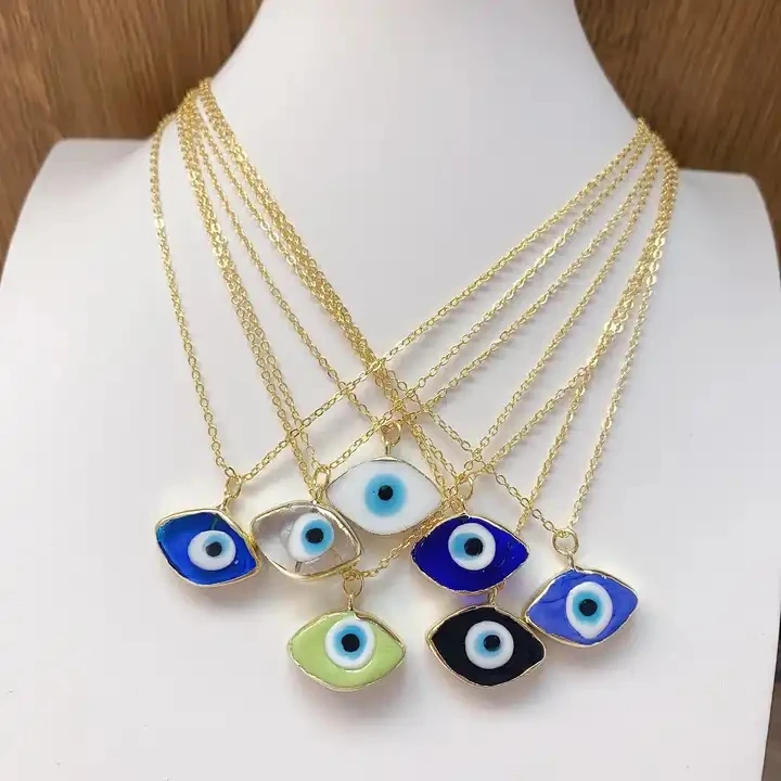 10 шт. ожерелья с голубыми глазами из стекла, подарки, золотое ожерелье, 18k летние ювелирные изделия для мужчин и женщин, колье
10 шт. ожерелья с голубыми глазами из стекла, подарки, золотое ожерелье, 18k летние ювелирные изделия для мужчин и женщин, колье