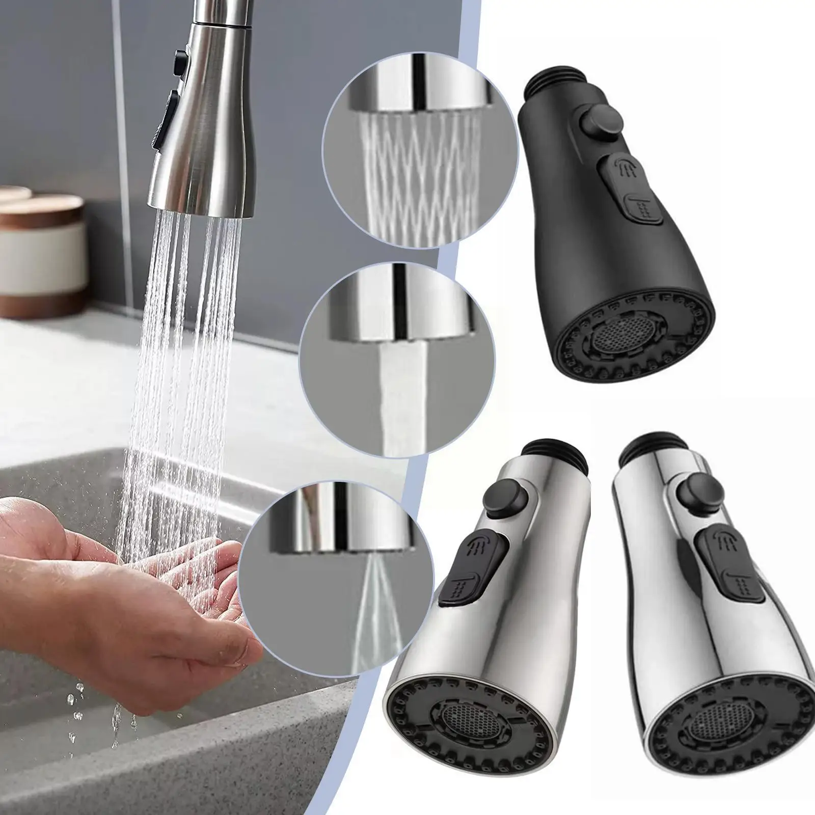 Universal Kitchen Water Faucet Pressure Abs Kitchen Saving Water Tap Out Pull Parts Shower Tap Faucet Water Adapter No A8t0
Universal Kitchen Water Faucet Pressure Abs Kitchen Saving Water Tap Out Pull Parts Shower Tap Faucet Water Adapter No A8t0