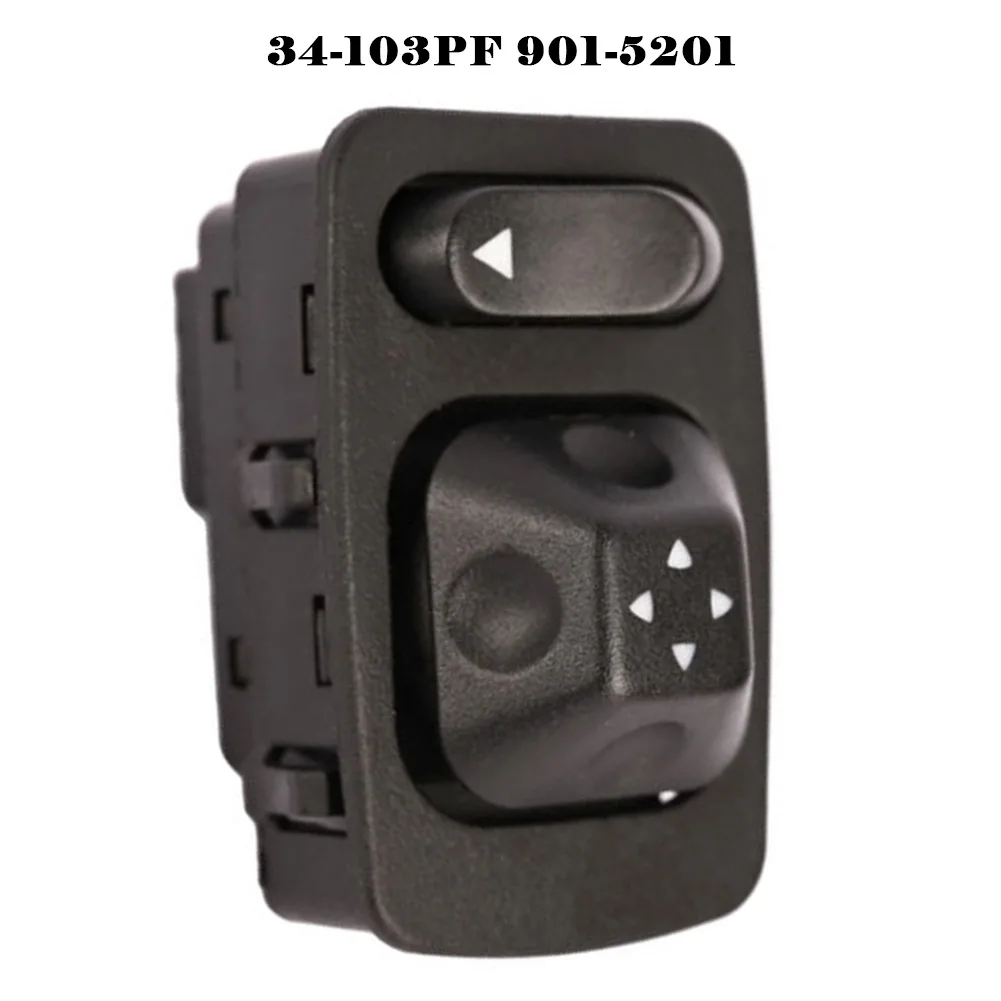 

Car Mirror Control Switch For Freightliner Century Class 03-09 34103PF, 34-103PF,901-5201 57746501 Plastic Black Car Accessries