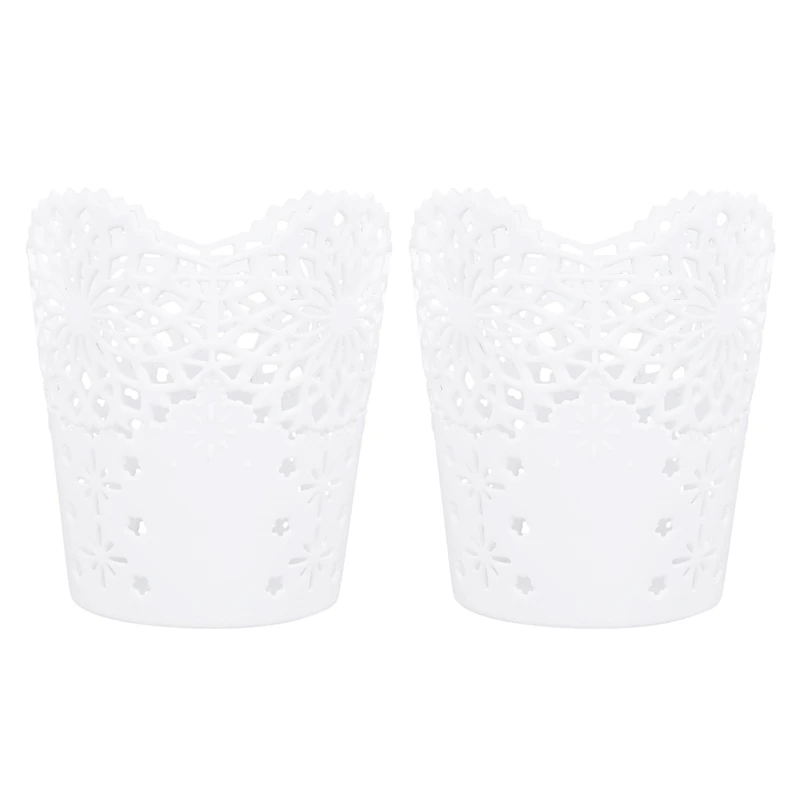 2X Pen Holder Round Plastic Brush Pencil Storage Organiser Wastebasket Lace Hollow Desk Tidy Pot(White)
2X Pen Holder Round Plastic Brush Pencil Storage Organiser Wastebasket Lace Hollow Desk Tidy Pot(White)