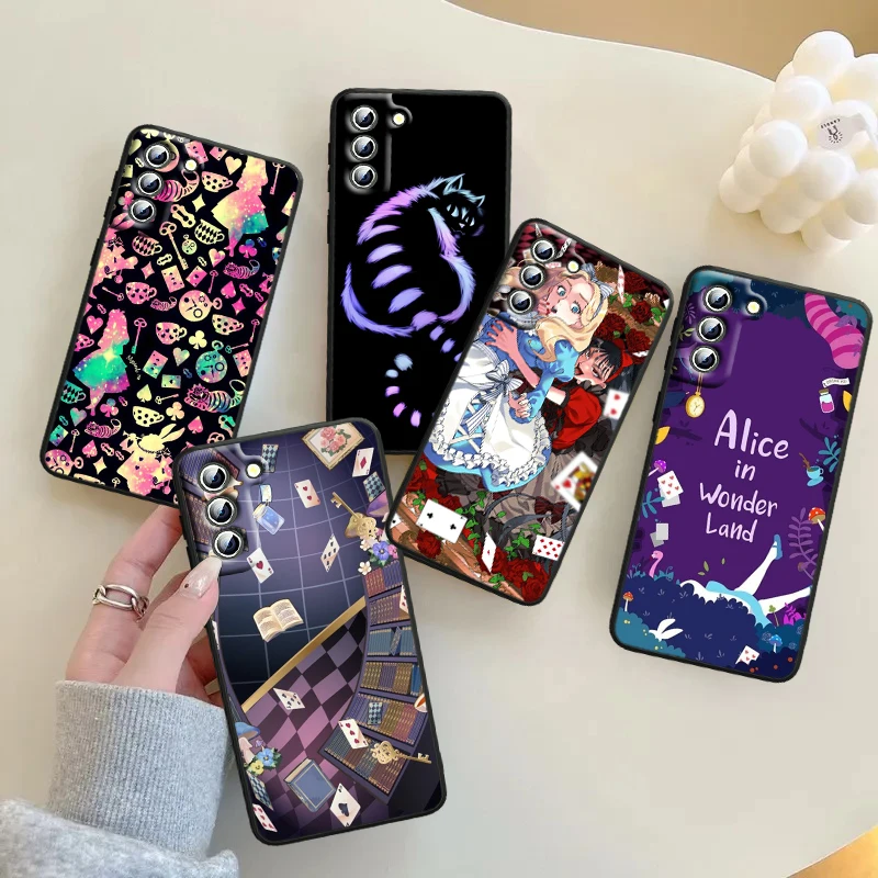 Alice in wonderland For Samsung Galaxy S23 S22 S21 S20 S10 S9 Ultra Plus Pro 4G 5G silicone Soft Black Phone Case 
Alice in wonderland For Samsung Galaxy S23 S22 S21 S20 S10 S9 Ultra Plus Pro 4G 5G silicone Soft Black Phone Case