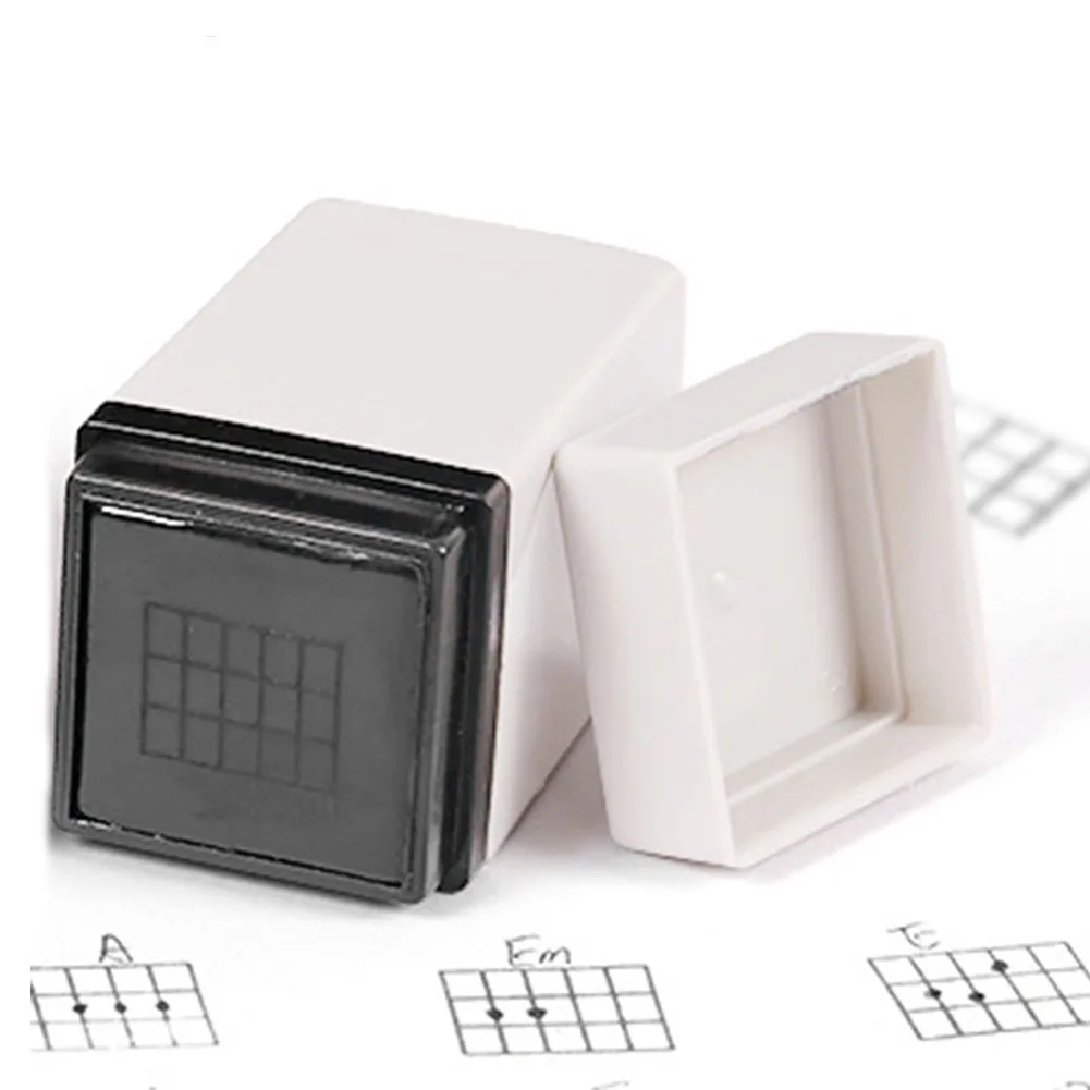 1pc Chords Stamp Guitar Ukulele Chord Print Signet Stamps Drawing Grid For Beginner Tools Stringed Instruments Parts Accessories
1pc Chords Stamp Guitar Ukulele Chord Print Signet Stamps Drawing Grid For Beginner Tools Stringed Instruments Parts Accessories
