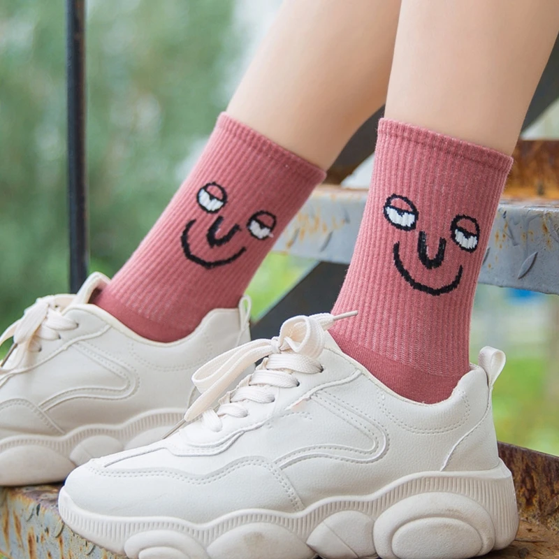2/5 пар, женские носки с забавным мультяшным принтом, однотонные носки Kawaii Harajuku для скейтборда, хлопок, Прямая поставка
2/5 пар, женские носки с забавным мультяшным принтом, однотонные носки Kawaii Harajuku для скейтборда, хлопок, Прямая поставка