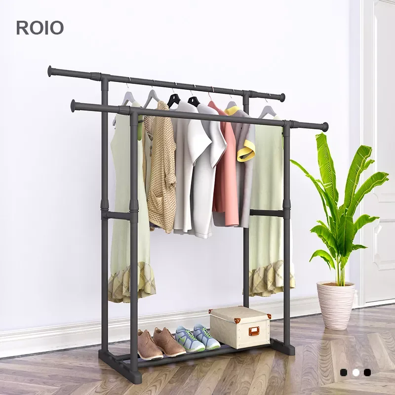 Double Pole Floor Drying Rack Balcony Folding Stainless Steel Home Furniture indoor Clothes Hanger Retractable Simple Coat Rack
Double Pole Floor Drying Rack Balcony Folding Stainless Steel Home Furniture indoor Clothes Hanger Retractable Simple Coat Rack
