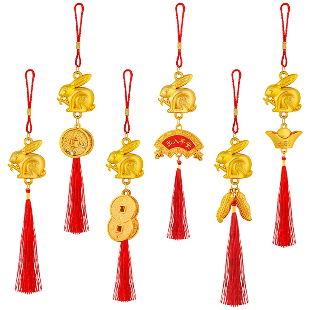 6pcs Festive Multi-function Hanging Ornament Chinese Decor Chinese New Year Decor New Year Gift Front Door Pendant
6pcs Festive Multi-function Hanging Ornament Chinese Decor Chinese New Year Decor New Year Gift Front Door Pendant